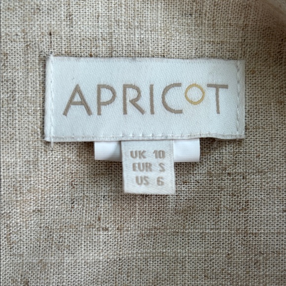 APRICOT Linen Blend Bubble Hem Crop Top - Picture 6 of 6